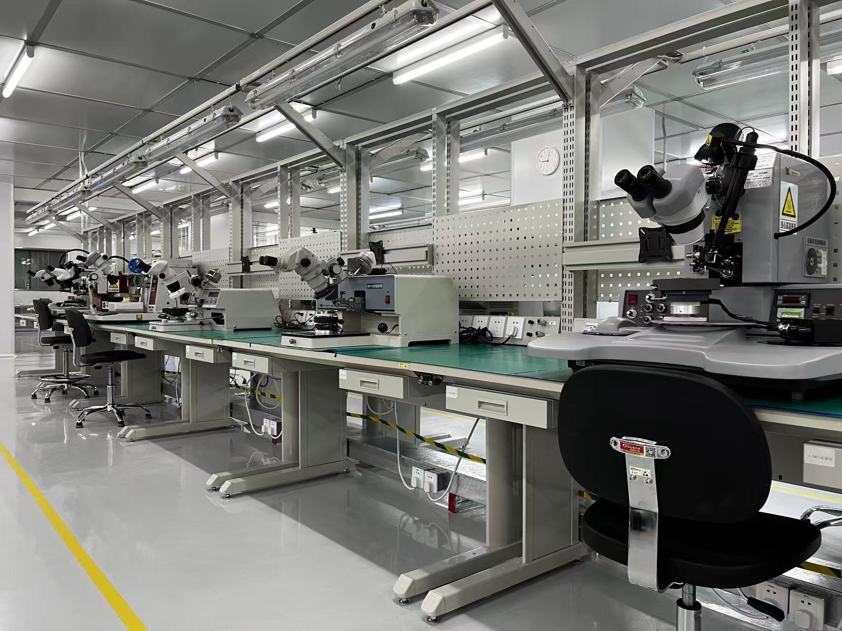 The company's production line in Beijing